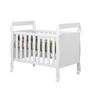 Imagem de Quarto de Bebê com Berço Mini Cama 3 em 1 Soninho e Cômoda 100% Mdf 1 Porta 4 Gavetas Life