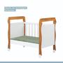 Imagem de Quarto de Bebê com Berço Mini Cama, Cômoda 1 Porta 4 Gavetas e Roupeiro 100% Mdf 3 Portas 2 Gavetas