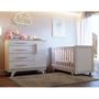 Imagem de Quarto de Bebê com Cômoda e Berço 100% MDF Jolie Retrô