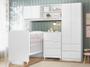 Imagem de Quarto de Bebe com Conjugado, Berço e Cômoda Sophia Branco - Peternella