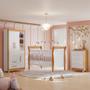 Imagem de Quarto de Bebê, Cômoda, Berço e Guarda Roupa Zara Tigus Baby