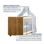 Imagem de Quarto de Bebê Completo 100% MDF com Cômoda Berço e Guarda Roupa 1 MDF Nina
