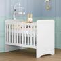 Imagem de Quarto de Bebê Completo Berço 3 em 1 Gabrielle Cômoda com Porta Fraldario Infantil Branco Carolina Baby