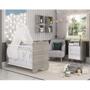 Imagem de Quarto de Bebê Completo com 1 Berço e 1 Cômoda Panda Móveis Percasa Fresno/Branco