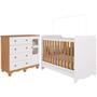 Imagem de Quarto de Bebê Completo com Berço Americano Ben 3 Em 1 Cômoda Uli 4 Gavetas MDF