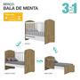 Imagem de Quarto de Bebê Completo com Berço Mini Cama e Cômoda Faz de Conta Espresso Móveis