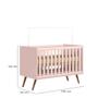 Imagem de Quarto de Bebe Completo Com Colchão Q Encanto Retrô Rosa 