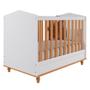 Imagem de Quarto de Bebê Completo com Cômoda e Berço 100% MDF Permóbili Baby Branco/Nature