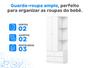 Imagem de Quarto de Bebê Completo com Guarda-roupa Berço e Cômoda Henn Labirinto Branco