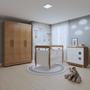 Imagem de Quarto de Bebê Completo com Guarda-roupa, Berço e Cômoda Lipe