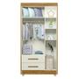 Imagem de Quarto de Bebê Completo Flocos 100% Mdf 4 Portas 2 Gavetas Off White/Ypê 4105 - Tigus Baby
