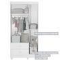 Imagem de Quarto de Bebê Completo Mila 100% Mdf 4 Portas 6 Gavetas Branco 5299 - Tigus Baby