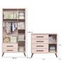 Imagem de Quarto de Bebê Completo Qencanto Retrô Qmovi Rosa