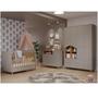 Imagem de Quarto de Bebê Completo Sweety com Cômoda Berço e Guarda Roupa