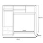 Imagem de Quarto de Bebe Conjugado Sophia Com Berço, Cômoda e Colchão Branco Peternella 