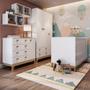Imagem de Quarto de Bebê Favo de Mel Completo II - Branco