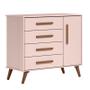 Quarto de Bebê Q Encanto Retrô Rosa com Colchão Gazin - Qmovi Imagem de Quarto de Bebê Q Encanto Retrô Rosa com Colchão Gazin - Qmovi