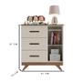 Imagem de Quarto De Bebê Retro Maya E Berço Americano Emilly Off White Carvalho Com Colchão Ortobom - Canaã