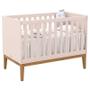 Imagem de Quarto de Bebe Unique 3 Portas com Cômoda Sapateira Rose Eco Wood e Colchão Gazin - Matic