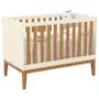Imagem de Quarto de Bebê Unique 4 Portas com Cômoda 6 Gavetas e Painel Farm Off White Freijó Eco Wood - Matic
