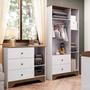 Imagem de Quarto Infantil com Guarda Roupa e Cômoda com Janelas Retângulo 100% MDF Cocada