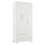Imagem de Quarto Infantil Completo Guarda Roupa 3 Portas 2 Gavetas com Cômoda Atena Espresso Móveis Branco