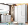 Imagem de Quarto Infantil Completo Guarda Roupa 3 Portas 4 Gavetas com Cômoda 2 Portas 3 Gavetas