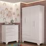Imagem de Quarto Infantil Completo Guarda Roupa 4 Portas 2 Gavetas com Cômoda Liz