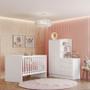 Imagem de Quarto Infantil Doce Sonho com Guarda Roupa e Berço - FdECOR