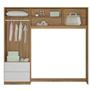 Imagem de Quarto Infantil Sofhia com Conjugado e Cômoda Ternura e Berço Amore Cor Nature e Branco - Peternella