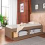 Imagem de Quarto Juvenil com Cama Guarda Roupas e Mesa de Cabeceira 80 Tókio