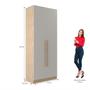 Quarto Modulado 3 Guarda Roupas 2 Mesas de Cabeceira 1 Módulo Ponte Aéreo San Diego - Moveis Sul Imagem de Quarto Modulado 3 Guarda Roupas 2 Mesas de Cabeceira 1 Módulo Ponte Aéreo San Diego