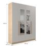 Imagem de Quarto Modulado 3 Guarda Roupas 2 Mesas de Cabeceira 1 Módulo Ponte Aéreo San Diego