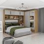 Imagem de Quarto Modulado Casal com Espelho 6 Portas Belém Carioca Móveis