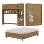 Imagem de Quarto Modulado Casal com Espelho e Cama 6 Portas Belém Carioca Móveis