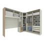 Imagem de Quarto Modulado Casal Completo 8 Portas 3 Gavetas com Espelho Seletto