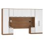 Imagem de Quarto Modulado Casal Irlanda Composição 8 Amêndola/Branco - Demartêz