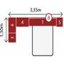 Imagem de Quarto Modulado de Casal Branco 6 Peças Modena Guarda Roupa 2 Portas + Mesa Auxiliar de Cabeceira - Demóbile