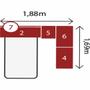 Imagem de Quarto Modulado Solteiro Módena 5 Peças Composição 13 Demóbile