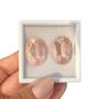 Imagem de Quartzo Rosa Oval Par 49,40ct