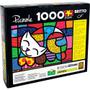 Imagem de Quebra cabeça 1000 peças puzzle - romero britto - cat (gato)