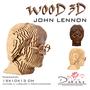 Imagem de Quebra cabeça 3d john lennon decoração ornamento enfeite