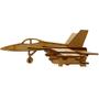 Imagem de Quebra-Cabeça 3D Miniatura Colecionável Avião Caça F-14 em MDF ARTE