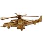 Imagem de Quebra-Cabeça 3D Miniatura Colecionável Helicóptero em MDF ARTE