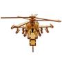 Imagem de Quebra-Cabeça 3D Miniatura Colecionável Helicóptero em MDF ARTE