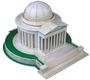 Imagem de Quebra Cabeça 3d Thomas Jefferson Memorial Cubic Fun CFPC108H