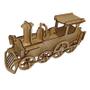 Imagem de Quebra Cabeça 3D Trem Locomotiva Maria Fumaça Mdf