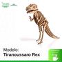 Imagem de Quebra Cabeça Brinquedo 3D Madeira MDF Dinossauro Rex + NF - Souza