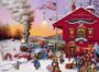 Imagem de Quebra-cabeça Buffalo Games Charles Wysocki Whistle Stop