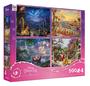 Imagem de Quebra-Cabeça Ceaco Disney Thomas Kinkade - 4x500 Peças